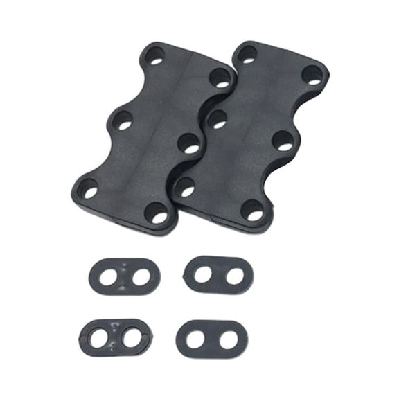 No Tie Easy Long-Lasting Shoelace Magnets Magnetic Lacing Solution Shoe Ties Lock Laces Black 1.6*1 In