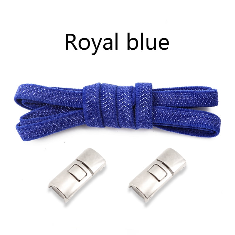 No Tie Shoelaces Shoe Laces Clip Flat Elastic Stretch Laces