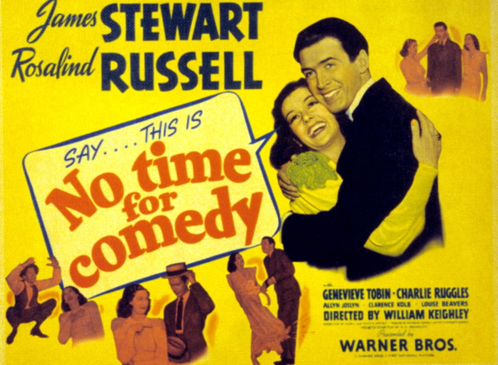 No Time For Comedy Canvas Art - (28 x 22)