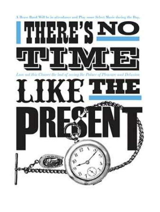 No Time Like The Present Canvas Art - Asintended (18 x 24)
