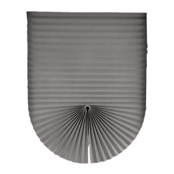 No Tools Cordless Pleated Polyester Window Curtain Panel Drapes Easy Install Light Filtering Blinds for Home