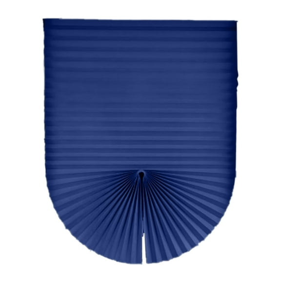 No Tools Cordless Pleated Window Shade Easy Install Polyester Fabric Panel Drapes Light Filtering Blinds for Interior