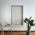 thumbnail image 1 of No Tools Cordless Pleated Window Shade Polyester Fabric Panel Drape Easy Install Light Filtering Blind for Arch Windows, 1 of 3