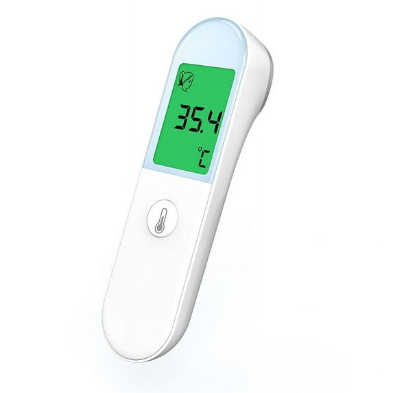 No-Touch Forehead Thermometer for Adults, Infrared Digital Thermometer for Kids, Touchless Baby Thermometer, Accurate Reading with Large Display, Mute Mode, Memory Recall, Fever Alarm