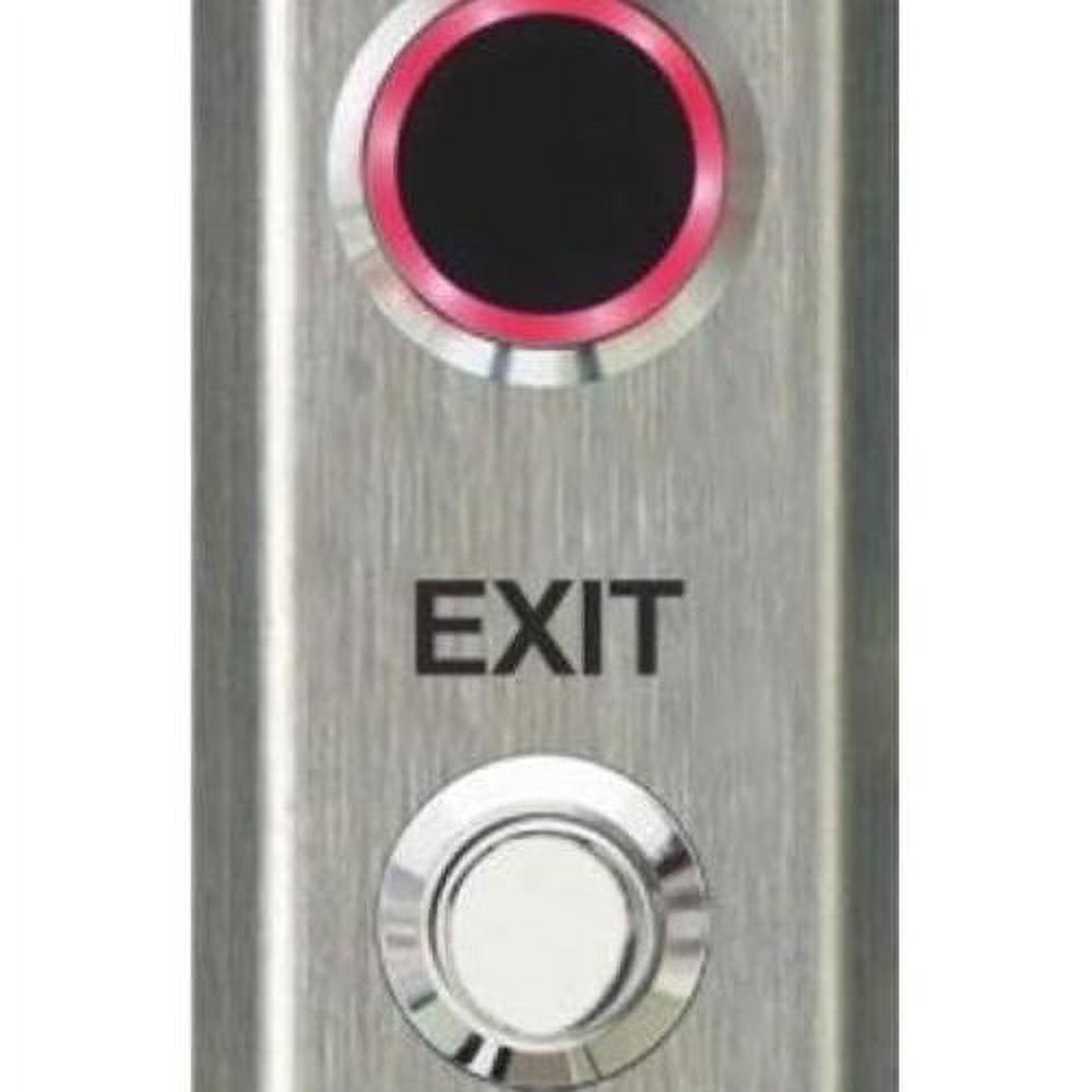 "No Touch" RTE Plate With Adjustable Delay Timer And Override Button