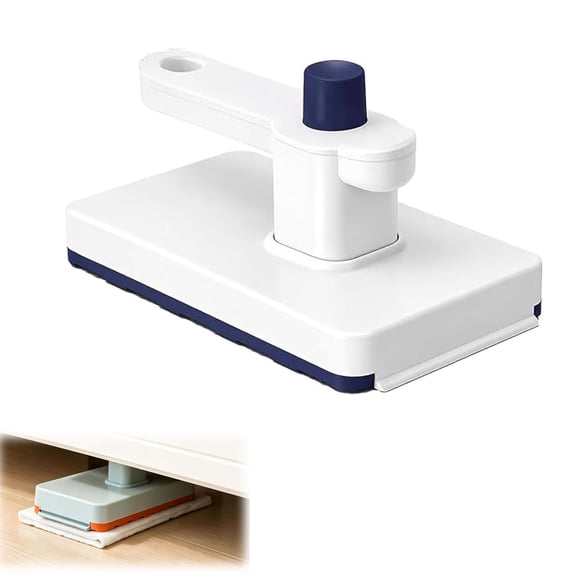 No-Touch Snap Grip Mini Mop, Handheld Multi-Surface Cleaner Mop | Snap grip mini mop with one press release. Handheld no-touch snap grip mop layer for kitchen tile, bathroom mirror wall