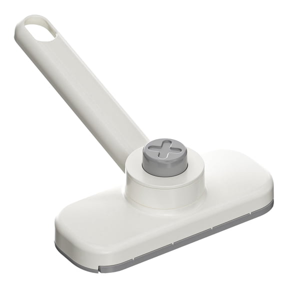 No-Touch Snap Grip Mini Mop - Mini Cleaning Mop Kit, One Press Disposable Wipe Holder, Compact Multi-Surface Cleaning Tool for Countertop, Bathroom, Glass & Table, 360 Degree Rotatable,Grey