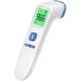 thumbnail image 1 of No-Touch Thermometer for Adults and Kids, Digital Accurate Baby Thermometer with Fever Alarm, 1 Second Fast Result, FSA HSA Eligible, Easy to use, 2 in 1 Mode Health Care Thermometer - Blue, 1 of 7