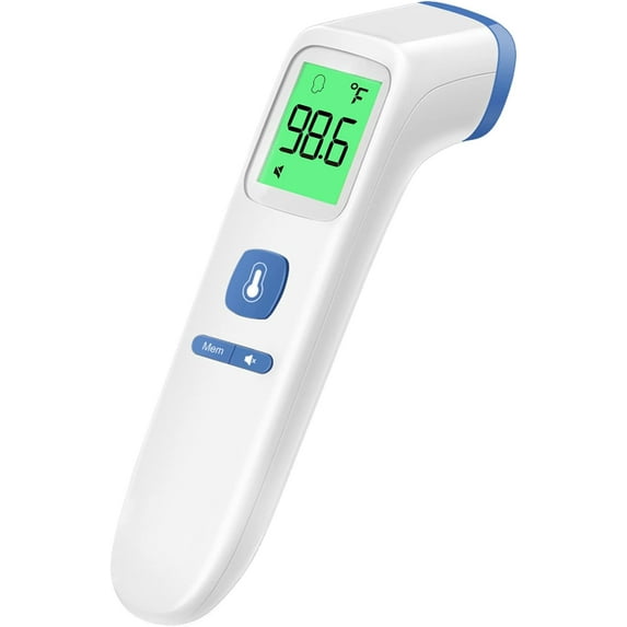 No-Touch Thermometer for Adults and Kids, Digital Accurate Baby Thermometer with Fever Alarm, 1 Second Fast Result, FSA HSA Eligible, Easy to use, 2 in 1 Mode Health Care Thermometer