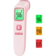 thumbnail image 1 of No-Touch Thermometer for Adults and Kids, Digital Accurate Baby Thermometer with Fever Alarm, 1 Second Fast Result, FSA HSA Eligible, Easy to use, 2 in 1 Mode Health Care Thermometer, 1 of 7