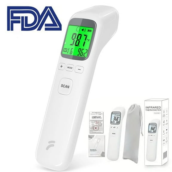 No-Touch Thermometer for Adults and Kids,Forehead Thermometer,Touchless Temperature Scanner for Fever,Digital Thermometer for Adults