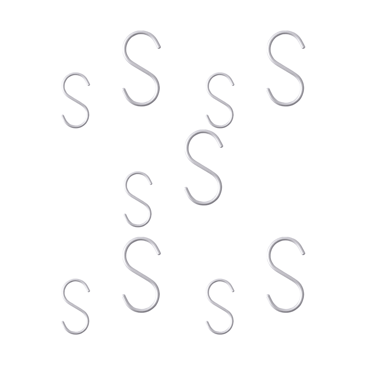 No Trace Hook SType Hook Free Punching Metal Hook Durable SType Hook Stainless Steel Hook 5