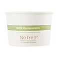 thumbnail image 1 of No Tree Paper Bowls, 12 Oz, 4.4" Diameter X 2.5"h, Natural, 500/carton | Bundle of 2 Cartons, 1 of 8