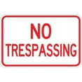 thumbnail image 1 of No Trespassing Sign Notice Signs Private Property Signs Metal Tin Sign 12x16 Inches Caution Danger Safety Security Warning Notice Signs, 1 of 5