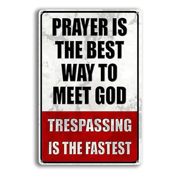 No Trespassing Signs Private Property Funny Posted Signs No Trespassing for Home Yard Garden Door Wall Metal Sign Hangs Happy 2026!