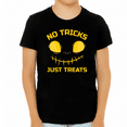 thumbnail image 1 of No Tricks Just Treats Halloween Shirts for Boys Pumpkin Shirts for Boys Cool Boys Halloween Shirt, 1 of 6