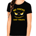 thumbnail image 1 of No Tricks Just Treats Pumpkin Shirt Girls Halloween Shirt Kids Halloween Shirt Halloween Shirts for Kids, 1 of 6
