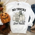 thumbnail image 1 of No Tricks Just Treats Sweatshirt – Vintage Candy Delight – Halloween Special – Perfect for Trick-or-Treaters, 1 of 3