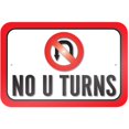 thumbnail image 1 of No U Turns Sign, 1 of 1
