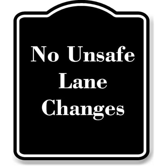 Lane Change Sign