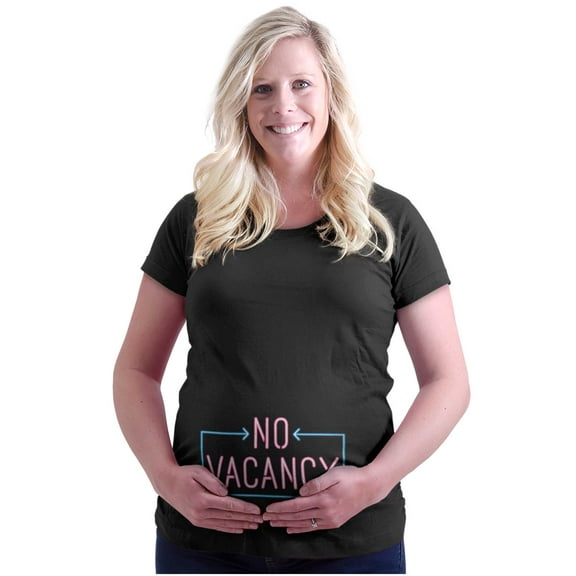 No Vacancy Hilarious Baby Bump Women's Maternity T Shirt Tee Brisco Brands S