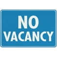thumbnail image 1 of No Vacancy Sign 12 X 8 Inches Aluminum Sign Reflective - Uv Protected, Waterproof, Weatherproof And Fade Resistant - 4Pre-Drilled Holes, 1 of 6