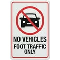 thumbnail image 1 of No Visitor Parking Beyond This Point Sign 12X8 Inch Tin Sign Great For Garden And Yard Wall Decor, 1 of 5