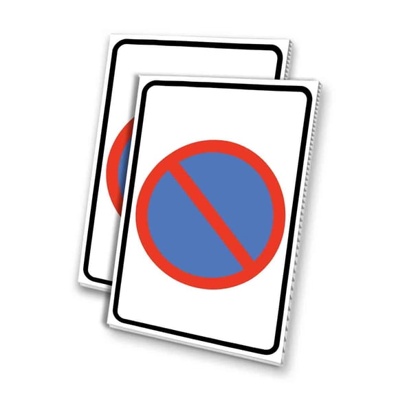 No Waiting (24" X 36") 4mm Corrugated Plastic Panel, Graphics Applied To 1 Side (Pk of 2)