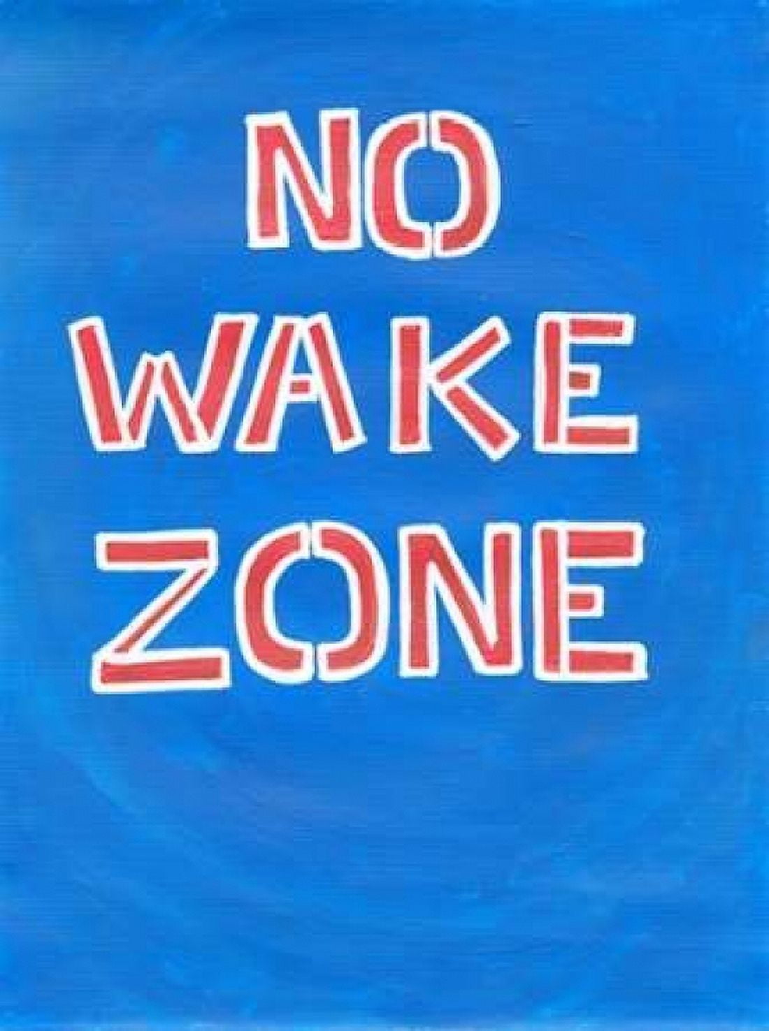 No Wake Canvas Art - Anne Seay (18X24)