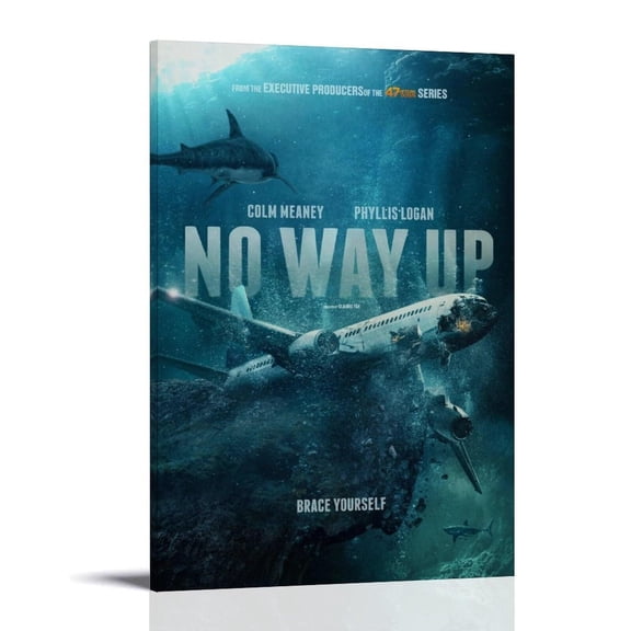 No Way Up Aesthetic Posters Game Room Decor Wall Art Canvas Painting Film Festival