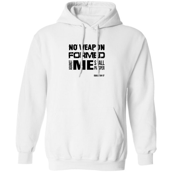 No Weapon Formed Against Me Men’s Pullover Hoodie