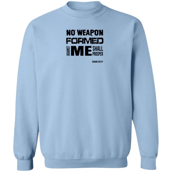 No Weapon Formed Against Me Shall Prosper Men’s Crewneck Sweatshirt