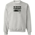 thumbnail image 1 of No Weapon Formed Against Me Shall Prosper Men’s Crewneck Sweatshirt, 1 of 11