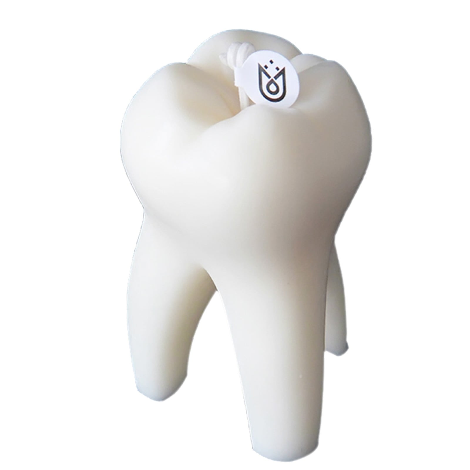 No Wick Denture Must Fire Large Tooth Model Natural Aromatherapy Candle