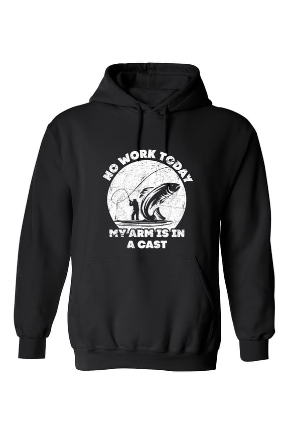 No Work Today Sarcastic Humor Novelty Best Gift For Besties Men's Hoodie
