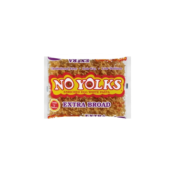 No Yolks Extra Broad Noodles 340 g (Pack of 32)