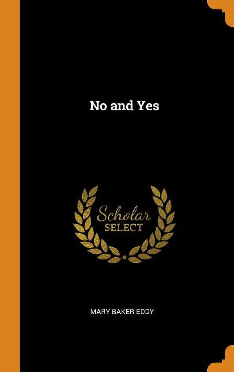 No and Yes Hardcover