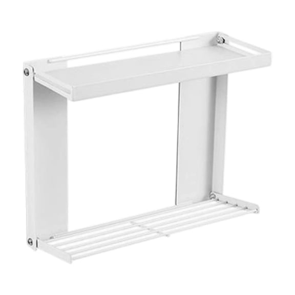 No equipment required Wall Mount Seasoning Shelf stowable And Durable For Organized Kitchen Counter