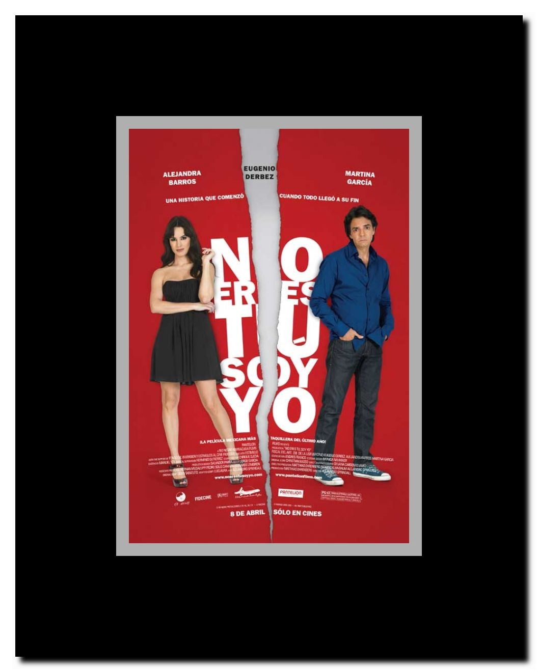 No eres tu soy yo Framed Movie Poster