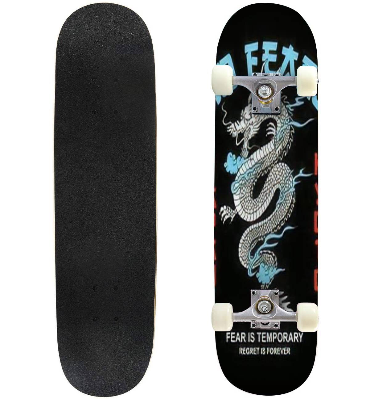 No fear slogan text with Japanese dragon graphics Outdoor