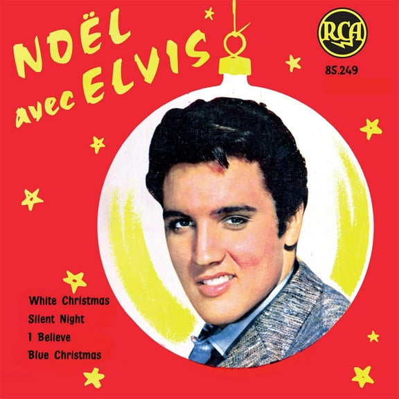 Elvis Presley Nol Avec Elvis (Vinyl Record) 7" Single Coloured Vinyl (Limited Edition)