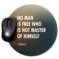 thumbnail image 1 of No man is free who is not master of himself - Epictetus | Stoic Wisdom Inspirational Quote Mouse Pad, 1 of 9