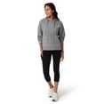 thumbnail image 1 of No nonsense Women's Cotton Capri Legging with Tech Pocket, Black, Small, 1 of 4