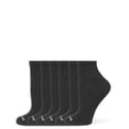 thumbnail image 1 of No nonsense Women's Cushioned Quarter Top 6 Pair Pack, Black, One Size, 1 of 4