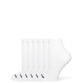 thumbnail image 1 of No nonsense Women's Cushioned Quarter Top 6 Pair Pack, White One Size, 1 of 4