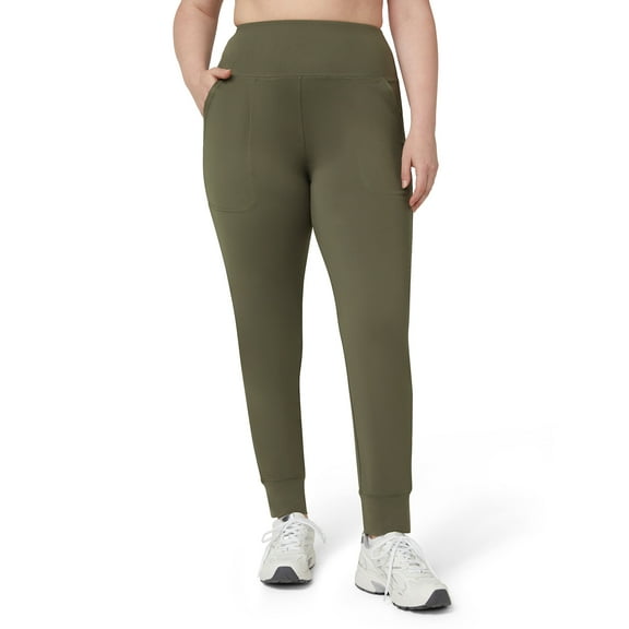 No nonsense Women's Every Day Jogger, Olive Green, Small