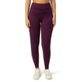 thumbnail image 1 of No nonsense Women's Every Day Pocket Legging, Eggplant, X-Large, 1 of 5