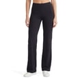 thumbnail image 1 of No nonsense Women's Flared Yoga Pants Wide Waistband Leggings, Black, XX-Large, 1 of 5