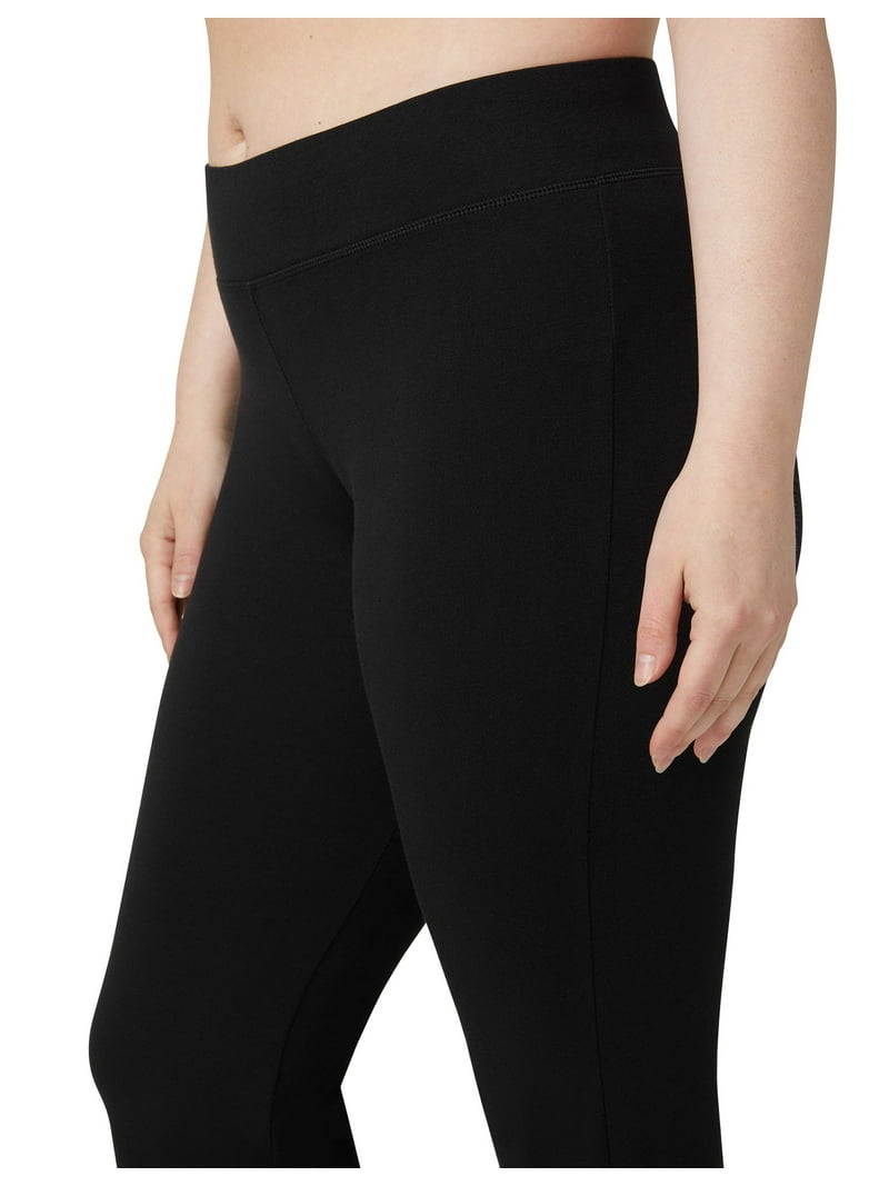 No nonsense Women's Flared Yoga Pants Wide Waistband Leggings