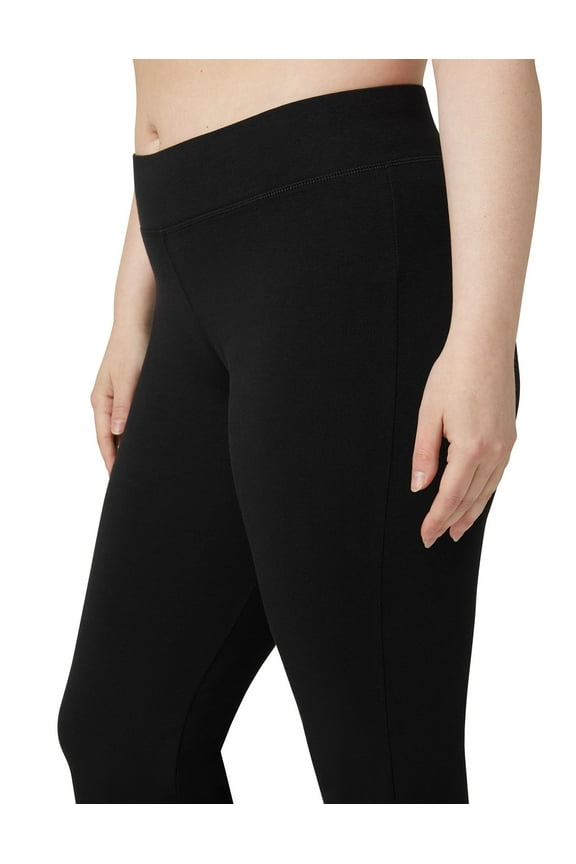 Women's Flared Yoga Pants Wide Waistband Leggings, Black, Small